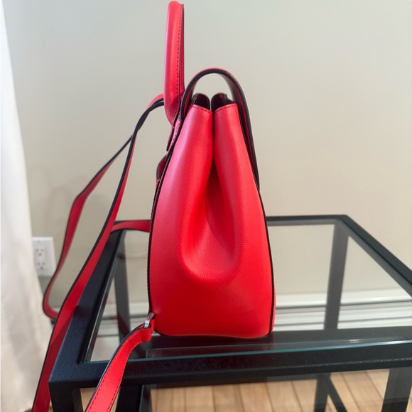 Red Leather Backpack - Picture 3 of 4